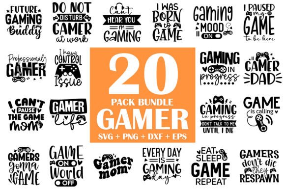 Download Gamer SVG Bundle - Gamer Collection