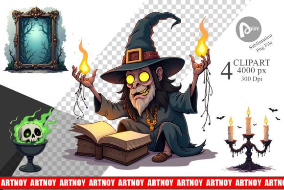Download Gothic Haunted Objects Clipart - Premium Resources