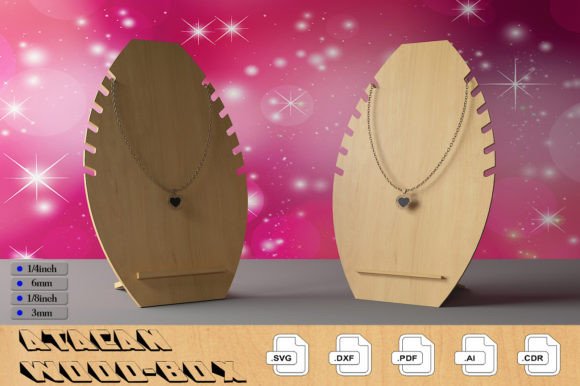 Download Wooden Bracelet Display / Necklace Stand - Play Collection